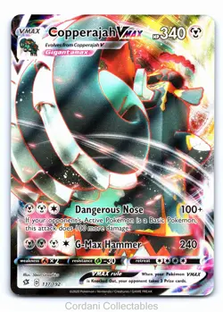 Copperajah VMAX 137/192 - Rebel Clash - Pokemon Card - Near Mint - Image 1
