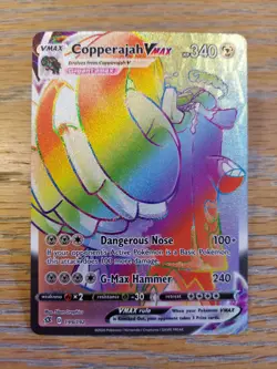 Copperajah Vmax 199/192 Rebel Clash NM Full Art Secret Rainbow Rare Pokemon Card - Image 1