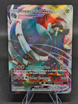Copperajah VMAX 137/192 Swsh02 Rebel Clash Holo Full Art Pokemon Near Mint NM - Image 1