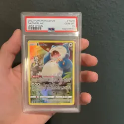 Pokemon 2022 Snorlax TG10/TG30 Trainer Gallery Lost Origin GEM MINT PSA 10 - Image 3