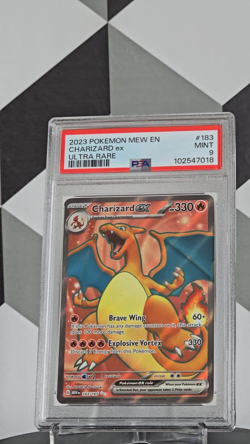 2023 POKEMON TCG - MEW EN-151 #183 CHARIZARD EX ULTRA RARE PSA 9 MINT 🔥 - Image 2