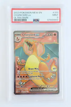 2023 POKEMON TCG - MEW EN-151 #183 CHARIZARD EX ULTRA RARE PSA 9 MINT 🔥 - Image 1