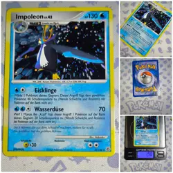 Pokemon Empoleon LV 42 Nm 🇩🇪 Holo Rare 2007 Og Card Diamond & Pearl - Image 1