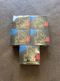 Pokemon TCG Crown Zenith Elite Trainer Box ETB New/Sealed - Image 1