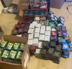 65 Count - Lucario Crown Zenith ETB - Pokemon TCG Sleeves Sealed New 2023 - Image 2