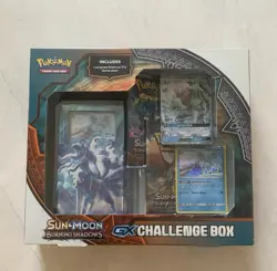 Pokemon TCG Sun & Moon Burning Shadows GX Challenge Box SEALED - Image 1