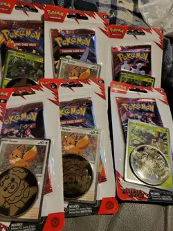 10 Pokemon Destined Rivals Blister Coin Pack - LOT OF 10 Blisters - Image 3
