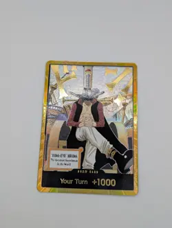 One Piece TCG Gold Dracule Mihawk DON!! OP14 THE AZURE SEA'S Card Game CCG Eng - Image 1
