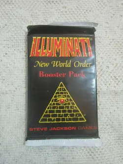 LIMITED 1994 1st Edition Booster Pack Illuminati INWO Card Game NUKE EPIDEMIC - Image 1