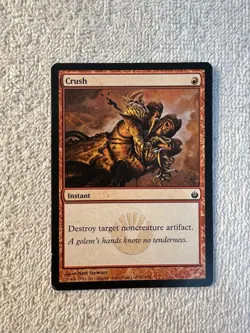 MTG - Crush - Mirrodin Besieged - Red - LP - Common - Shinetized - Image 1