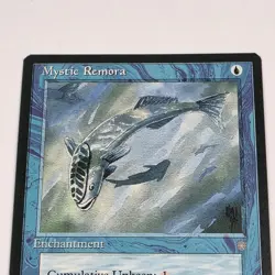 MTG Card - 1x Mystic Remora - Ice Age - LP - Vintage Magic The Gathering 1995 - Image 2
