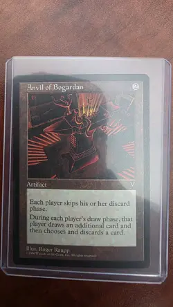 Anvil of Bogardan - 1997 VISIONS ORIGINAL - Rare Artifact - Reserved List RL - Image 1