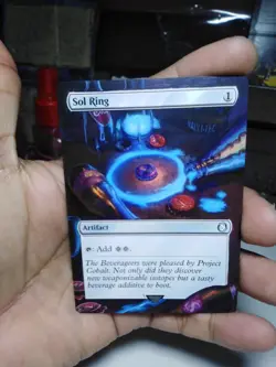 Sol Ring #767 MTG Fallout PIP Hand Painted Borderless Extended Full Altered Art - Image 2