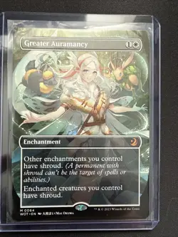 Greater Auramancy (Anime Borderless) Wilds of Eldraine: Enchanting Tales Regular - Image 1