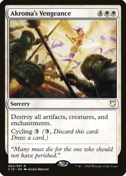 Akroma's Vengeance [Commander 2018] Near Mint - Image 1