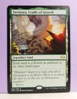 Yavimaya, Cradle of Growth (261) Modern Horizons 2 MTG Magic The Gathering Card - Image 1