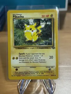 Pokemon Pikachu TCG Jungle Card 60/64 Unlimited Common - Image 1