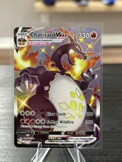 Pokemon Charizard VMAX SV107/SV122 Shining Fates Vault Holo Shiny Rare 330 HP - Image 1