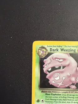 Dark Weezing 14/82 Team Rocket Rare Pokemon Card (2000) - HP - Image 4