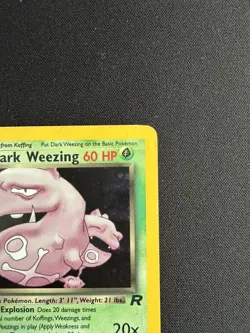 Dark Weezing 14/82 Team Rocket Rare Pokemon Card (2000) - HP - Image 5