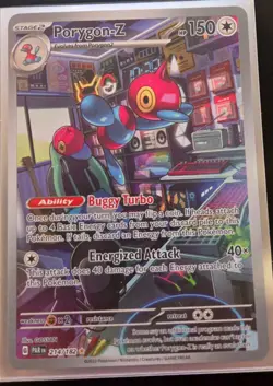 Porygon-Z Pokemon TCG Illustration Rare 214/182 Sv04: Paradox Rift NM - Image 1