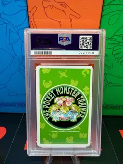 1996 POKEMON GREEN VERSION PLAYING CARDS KING OF CLUBS #038 NINETALES PSA 9 - Image 2