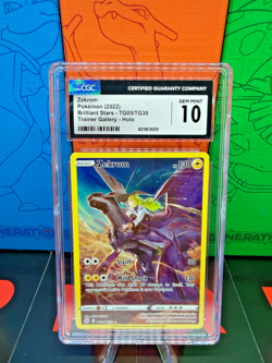 Pokemon Zekrom TG05/TG30 Brilliant Stars Trainer Gallery Gem Mint CGC 10 - Image 1