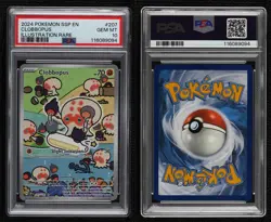 Clobbopus Illustration Rare Pokemon SV08: Surging Sparks PSA 10 GEM MT - Image 3
