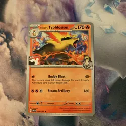 NM Ethan's Typhlosion 034/182 - Prize Pack Series 8 Pokemon Card - Image 1