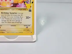 Birthday Pikachu 24 Holo Celebrations: Classic Collection Pokemon #2 - Image 5