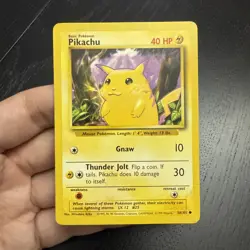Pikachu - 58/102 Base Set - WOTC Unlimited - Pokemon TCG - Image 1