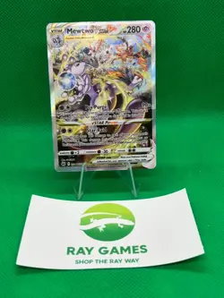Pokemon TCG Mewtwo VSTAR GG44/GG70 Crown Zenith Galarian Gallery Holo DMG - Image 1