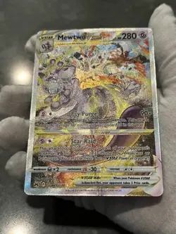 Pokemon TCG Mewtwo VSTAR GG44/GG70 Crown Zenith Galarian Gallery Holo DMG - Image 4