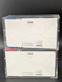 2x Pokemon Black Bolt White Flare Sealed Booster Bundle Display Case W/Acrylic - Image 2