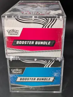 2x Pokemon Black Bolt White Flare Sealed Booster Bundle Display Case W/Acrylic - Image 5
