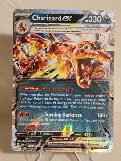 Charizard ex - 125/197 - Obsidian Flames (OBF) Double Rare Holo Pokemon TCG - Image 1