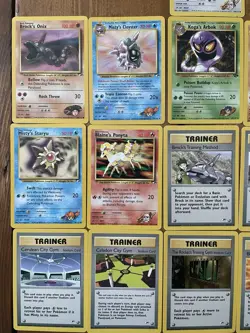 TCG Pokemon Gym Heroes Mixed Card Lot. NM/LP No Duplicates - Image 2