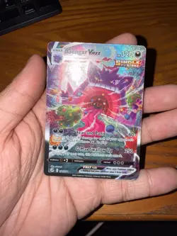 Pokemon Gengar VMAX 271/264 Fusion Strike Secret Rare Holo Alternate Art 320 HP - Image 1