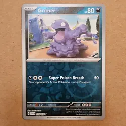 Pokemon Grimer (126/287) Scarlet & Violet NM REVERSE HOLO Foil TCG CCG - Image 1