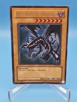 Yugioh Red-Eyes B. Dragon SDJ-001 Ultra Rare MP - Image 1