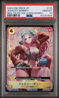 Jewelry Bonney P-113 - One Piece Mini Tin Vol.2 Asia Region Promo - PSA 10 - Image 1