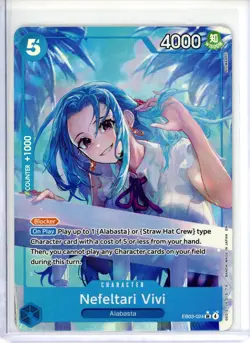 2026 One Piece NEFELTARI VIVI alt alternative art EB03-024 English Live In Hand! - Image 1