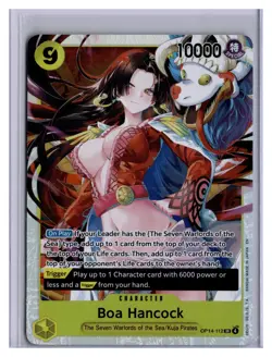 Boa Hancock - OP14-112 The Azure Sea's Seven Foil Super Rare - Image 1