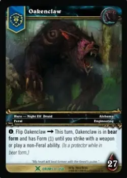 Oakenclaw - Drums Of War - World of Warcraft TCG - Image 1