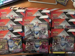 10X Pokemon TCG Sword & Shield Blister Fusion Strike & Battle Styles Latios Pin - Image 1