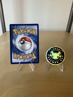 Pikachu (Pokemon Day 2026) MCAP 051/162 Pokemon TCG Card (Cosmos Holo) NM + Coin - Image 2