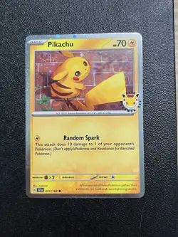 PIKACHU 051/162 COSMOS HOLO 2026 POKEMON DAY - Image 1