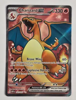 Charizard ex 183/165 Sv: Scarlet & Violet 151 Holo NM Pokemon TCG Ships FAST - Image 1