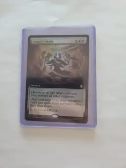 Avatar's Wrath -Extended Art Foil- Avatar: The Last Airbender TLA 365 mtg NM/M - Image 1
