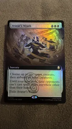 Avatar's Wrath (Extended Art) Avatar: The Last Airbender Foil NM - Image 1